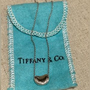 Tiffany & Co. Elsa Peretti Bean Design Pendant - Sterling Silver
